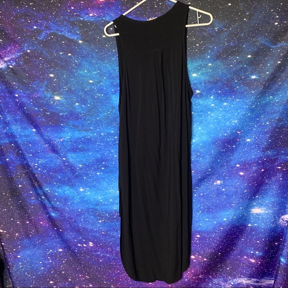 Painted Threads- Black Button Up High Low Top L - Picture 5 of 9